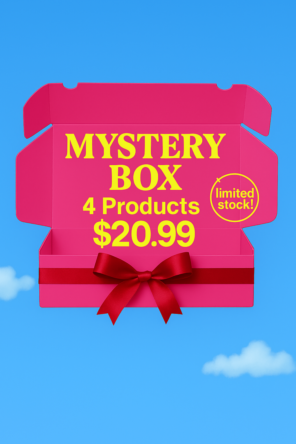 Mystery Box 4 items $20.99, valued at $40 +