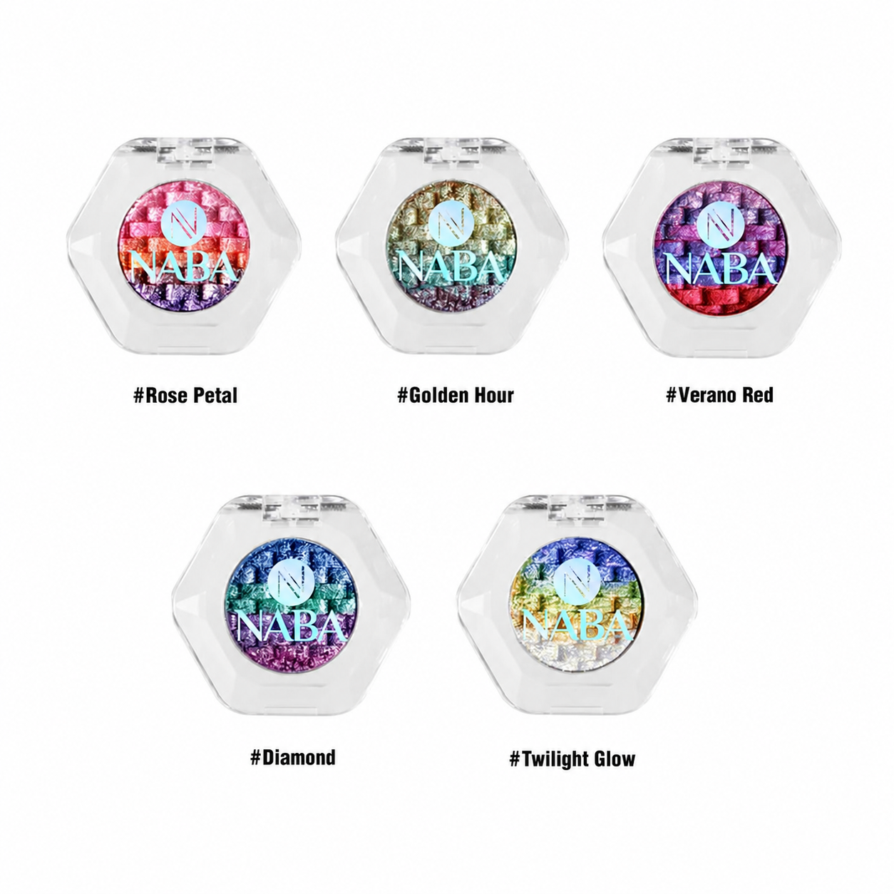 5pcs Rainbow Creamy Pigment Kit