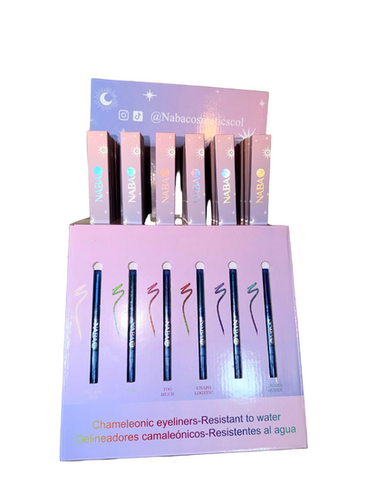 30 PCS Multichrome Eyeliners Display