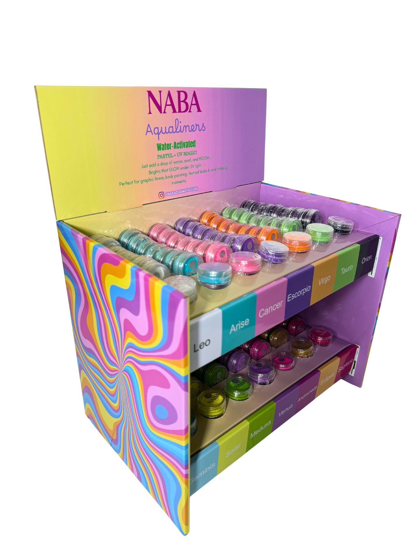 98 PCS + 14 Testers Aqualiners Display